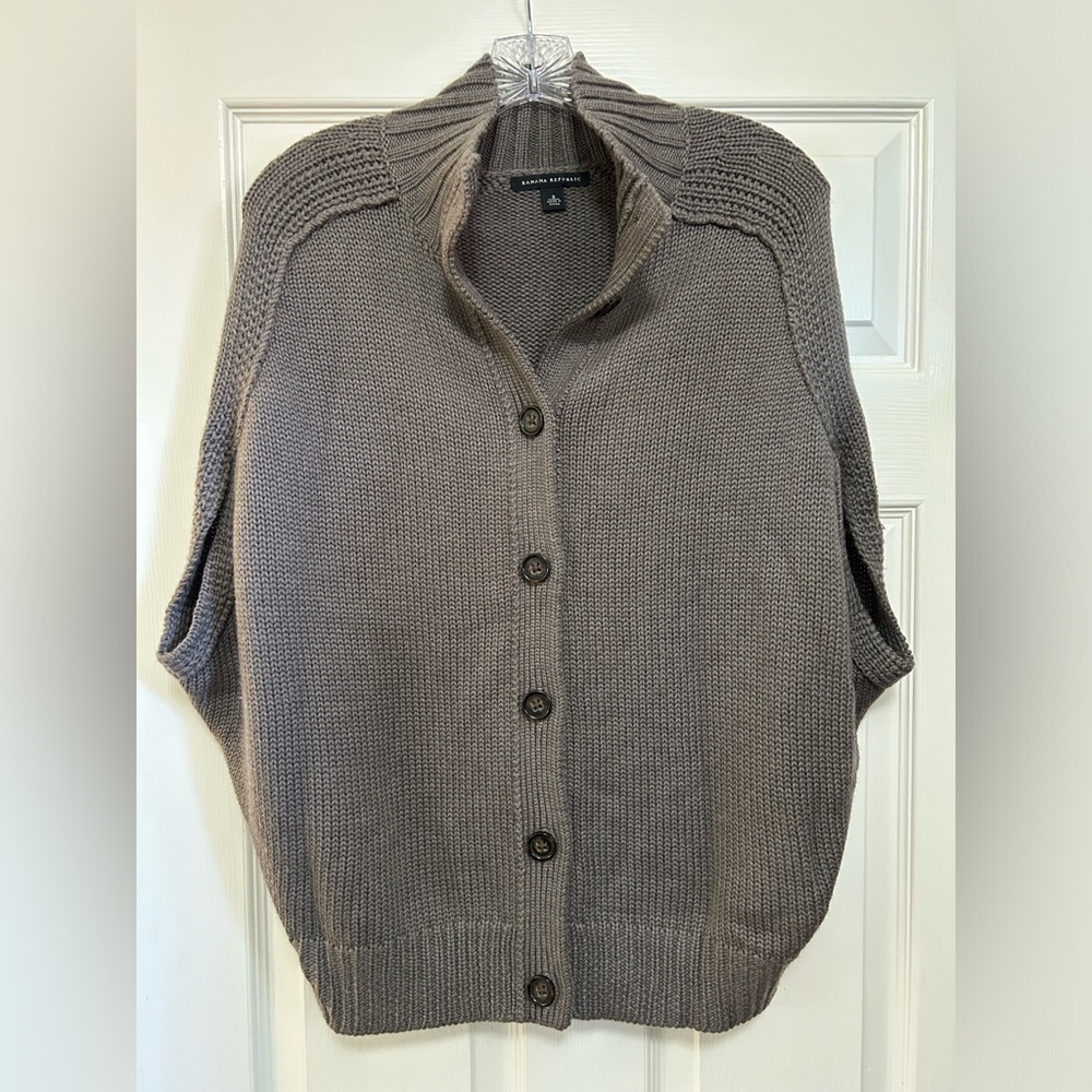 Banana Republic Gray Cocoon Sweater